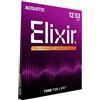 Elixir Strings Phosphor Bronze Acoustic Guitar Strings w NANOWEB Coating, Light (.012-.053)