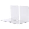 MAUL Fermalibri acciaio grigio da ufficio 2 pezzi | design stabile, finitura antigraffio, superficie magnetica, ordine elegante per libri e dossier