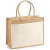 Westford Mill Shopper personalizzate in juta e cotone Daisy 42x33x19 cm personalizzate o neutre
