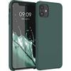 kwmobile Custodia Compatibile con Apple iPhone 11 Cover - Back Case per Smartphone in Silicone TPU - Protezione Gommata - verde muschio