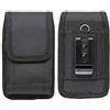JIUNINE Cover Custodia per Artfone C1 / F20, Antiurto Clip da Cintura Borsa Case Protettiva di Tela di Oxford Compatibile con SweetLink S2PLUS 3,5-4,0 Pollici Telefono Cellulare per Anziani, Nero