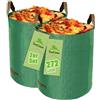 TerCasa 998002 - Set di 2 sacchi da giardino, 272 l