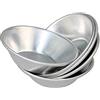 Keysui 24Pcs Bigné Della Focaccina Tin Stampo Rotondo Acida dell'uovo Lattine Muffa Della Muffa Tono Argento