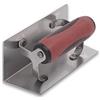 Marshalltown Frattazzo ad angolo interno Marshalltown rettangolare, con manico Durasoft, in acciaio inossidabile, per cartongesso e stuccatori, dimensioni cazzuola: 152x64 mm