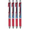 Pentel Energel XM Click BLN75 0,5 mm rosso taschina 4 pz