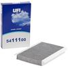UFI Filters, Filtro Abitacolo ai Carboni Attivi 54.111.00 | per Ricambio, Adatto a Auto, Applicabile su Diversi Modelli Citroen, DS Automobiles e Peugeot