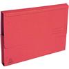 Exacompta 47675E Cartelle con Tasca, 37.50 x 26.80 x 14 cm, Rosso, 50 Pezzi