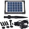 Agora-Tec® AT-2 W Pompa Solare per laghetto, 2 Watt, Hmax: 170 l/h, Altezza Fontana: 0,65 m, per laghetto da Giardino o Fontana