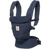 Ergobaby Adapt Marsupio Neonati Ergonomico Per 0-36 Mesi A Bambino, 3-posizioni Porte-bebe Neonato, Midnight Blue