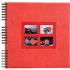 Exacompta cod. 16845E-1 Album Foto spiralato Passion per 360 foto-60 Pagine Nere-F.to 32x32cm-Rosso, Rosso, 32x32 cm