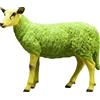 Kare Design Figura Decorativa Sheep, verde mela, oggetto decorativo, decorazione Natale Pasqua, animali, pecora presepio, stile pop art, 60x21x49 cm (A/L/P)