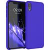 kwmobile Custodia Compatibile con Apple iPhone XR Cover - Back Case per Smartphone in Silicone TPU - Protezione Gommata - blu baltico