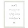 Deknudt Frames Cornice portafoto in Legno, Modello Base, Legno, Bianco/Beige, 40 x 50 cm, bianco / beige