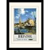 iPosters National Railway Museum Bristol - Viaggio in Treno Montato e Stampa con Cornice, Multicolore, 30 x 40 cm