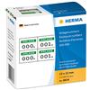 Herma Enclosure numbers self-adh. 2 labels printed in row green