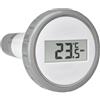 TFA Dostmann Trasmettitore piscina con display 30.3240.10 per termometro radio piscina Palma, antracite, con indicatore di temperatura, grigio, 81 x 81 x 151 mm