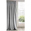 Eurofirany 315202 - Tenda, 100% poliestere, Grigio acciaio, 140 x 270 cm, 1 pezzo