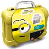 Multiprint- Valigetta Travel Minions,Album da Colorare con Puzzle e Matite, Set Timbrini Bimbi, in Legno e Gomma Naturale, Inchiostro Lavabile Atossico, Idea Regalo, 42896