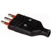 ROSI Spina mobile 10A 250V nera in gomma antischiacciamento Rosi RS78004