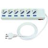 LSC ISOLANTI ELETTRICI Presa multipla a 6 posti con interruttore