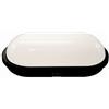 Elcart Superlight Plafoniera led ovale da esterno bianco freddo 20W IP65 D22 nera