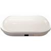 Elcart Superlight Plafoniera led ovale da esterno bianco freddo 20W IP65 L27 bianca