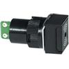 LSC ISOLANTI ELETTRICI Buzzer elettronico 12V da pannello quadrato 18 mm