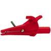 LSC ISOLANTI ELETTRICI Coccodrillo di sicurezza 48,5 mm a norme IEC1010 completamente isolato rosso