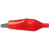 LSC ISOLANTI ELETTRICI Coccodrillo isolato 32 mm rosso