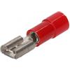 CEMBRE Capicorda preisolato 2,8x0,5 ad innesto femmina rosso CEMBRE RF-F305 confezione 100 pz