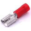 CEMBRE Capicorda preisolato 6,35x0,8 ad innesto femmina rosso CEMBRE RF-F608 confezione 100 pz