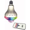 LSC ISOLANTI ELETTRICI Lampada led disco con radiocomando attacco E27