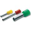 CEMBRE Terminali a tubetto 6 mm2 lungh. 20 mm collare isolato verde CEMBRE PKE612 confezione 100 pz
