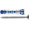Elematic 10 tasselli BLUEFIX/VA 8X50 per fissaggi leggeri universali completi di vite in blister