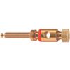 LSC ISOLANTI ELETTRICI Morsetto dorato serrafilo rosso 53 mm