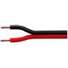 KEEP Piattina 2 X 2,00 rosso-nera per altoparlanti