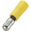 Elematic Capicorda cilindrico isolato ad innesto maschio giallo 4-6 mm2 ELEMATIC 11240448 confezione 100 pz