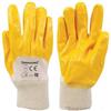 SILVERLINE Guanti da lavoro taglia L in nitrile su supporto jersey cotone