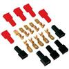 LSC ISOLANTI ELETTRICI Kit 10 faston maschio e coprifaston passo 4,8