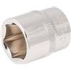 SILVERLINE Inserto 3/8 - 18 mm esagonale per chiavi a bussola