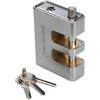 SILVERLINE Lucchetto blindato 90 mm con doppio punto di chiusura