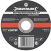 SILVERLINE Disco da taglio piatto 115X3X22,23 per metallo a sollecitazione severa A30RBF