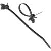 LSC ISOLANTI ELETTRICI Fascette in nylon 110 x 2,5 nere per fissaggio a pannello confezione 100 pz