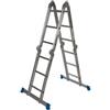 SILVERLINE Scala multiuso con piattaforma 12 gradini 3,6 metri
