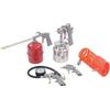 SILVERLINE Kit 5 pezzi utensili pneumatici per compressore
