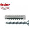 Fischer 15 Tasselli SX 6X30 per fissaggi leggeri universali completi di vite in blister FISCHER 90893