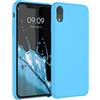 kwmobile Custodia Compatibile con Apple iPhone XR Cover - Back Case per Smartphone in Silicone TPU - Protezione Gommata - blu chiaro