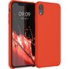 kwmobile Custodia Compatibile con Apple iPhone XR Cover - Back Case per Smartphone in Silicone TPU - Protezione Gommata - rosso pomodoro