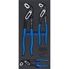 BGS 4022 | Modulo per carrelli portautensili 1/3: pinze per pompe acqua | 3 pz.