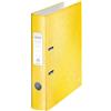 Leitz Registratore con meccanismo a leva 180° WOW A4 50mm, Giallo